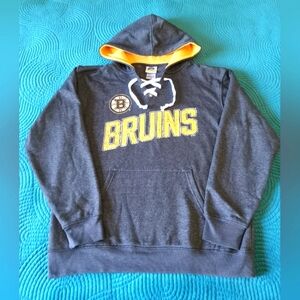 Boston Bruins Official Licensed NHL Black Yellow Hoodie